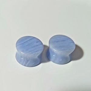 5/8" Blue Stone Double Flared Plugs